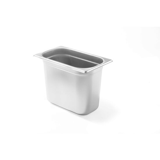 Tava Hendi Gastronorm GN 1/4 100 mm 2.8 lt , gama Budget Line, otel inoxidabil