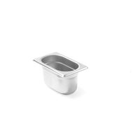 Tava Hendi Gastronorm GN 1/9 65 mm 0.6 lt , gama Budget Line, otel inoxidabil
