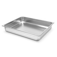 Tava gastronorm GN 2/1 din inox 18/10, 30 litri, 650x530x100 mm Hendi rezistenta la temperaturi -40 C pana la 300 C