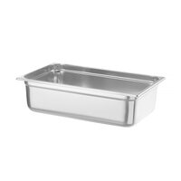 Tava Gastronorm GN 1/1, adancime 150 mm, 19.8 litri, gama Hendi Profi Line, otel inoxidabil