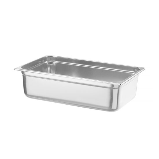 Tava Gastronorm GN 1/1, adancime 150 mm, 19.8 litri, gama Hendi Profi Line, otel inoxidabil