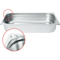 Tava Hendi Gastronorm GN 1/1 40 mm 5.3 lt - gama Kitchen Line, otel inoxidabil