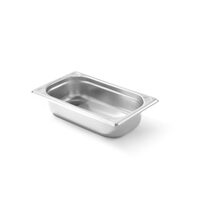 Tava Gastronorm GN 1/3 100 mm 3.4 litri - gama Hendi Kitchen Line, inox