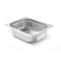 Tava Hendi perforata Gastronorm GN 1/2 100 mm 5.6 lt - gama Kitchen Line, otel inoxidabil