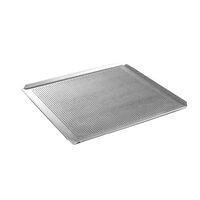 Tava perforata Hendi GN 2/3 - 354x325x(H)10, cu 4 margini, aluminiu