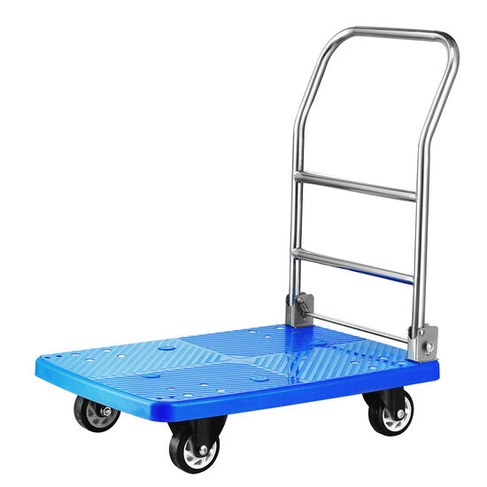 Carucior platforma pliabil, Hendi, sustine pana la 150 kg, 730 x 480 x (H)825 mm