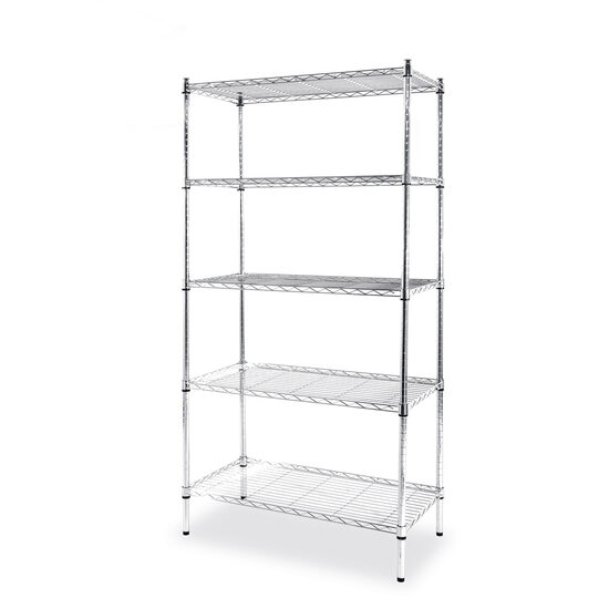 Raft depozitare cu 5 polite, 910x455x(H)1830