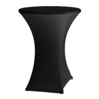 Husa pentru masa de bar, Hendi, Negru, ø850x(h)1150 mm
