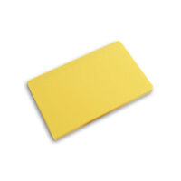 Tocator galben 600x400x18 mm, respecta normele de igiena HACCP, polietilena HDPE 500, Hendi, cu 2 fete pentru taiat