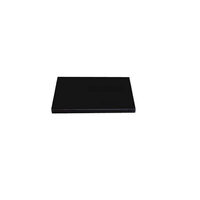 Tocator universal negru cu maner, 250x150x(H)10 mm, Hendi, polietilena HDPE, ambele parti potrivite pentru taiere, potrivit si la uz profesional