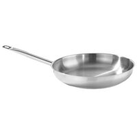 Tigaie profesionala inox,28 cm diametru x 5 cm inaltime, gama Hendi Profi Line, portivita pentru toate sursele de caldura