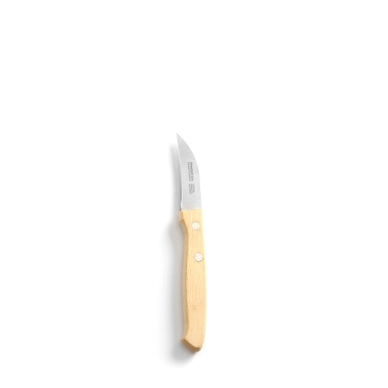 Cutit pentru decojire cu lama inox 6 cm si maner din lemn, lungime cutit 16.5 cm, Hendi