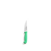 Cutit universal, lama inox zimtata de 10 cm, lungime cutit 20.5 cm, maner verde, Hendi, respecta normele de igiena HACCP