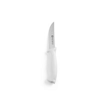 Cutit universal model scurt, lungime lama inox 9 cm / lungime cutit 19 cm, maner alb, Hendi