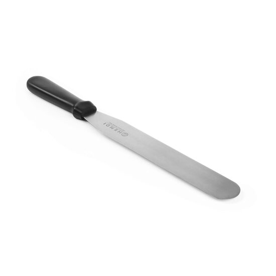 Spatula patiserie si omlete, 250x39 mm, inox cu maner polipropilena, Hendi