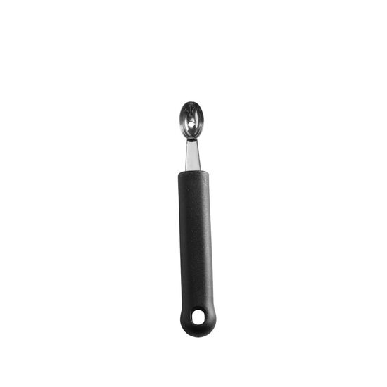 Lingura pepene ovala diam. 26 mm, lungime 165 mm, inox cu maner polipropilena, Hendi