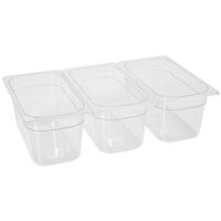 Tava Hendi Gastronorm GN 1/3 150 mm 5.7 litri, policarbonat transparent