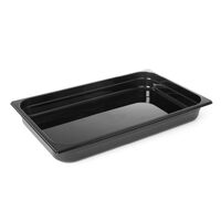 Tava profesionala Gastronorm 1/1 policarbonat negru 530x325x150H mm 21 litri Hendi rezistent la temperaturi de la  -40 C pana la  110 C