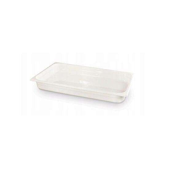 Tava profesionala Gastronorm 1/1 policarbonat alb 65 mm inaltime, Hendi