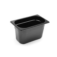 Tava Hendi Gastronorm GN 1/4 100 mm 2.8 lt - policarbonat negru