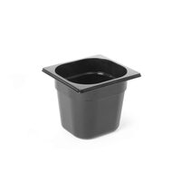 Tava Hendi Gastronorm GN 1/6 65 mm 1 litri - policarbonat negru