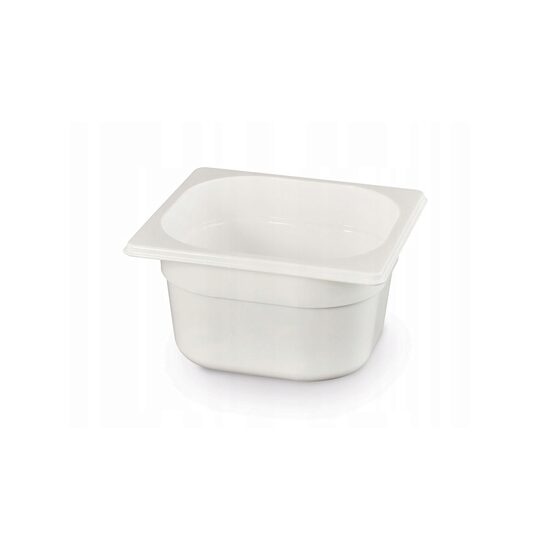 Tava gastronorm GN 1/6 din policarbonat, Hendi, 1 litru, 176x162x65(h)mm rezistenta la temperaturi -40 pana la 110 C