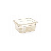 Tava gastronorm GN 1/2 din policarbonat, Hendi, 6.1 litri, 325x265x(H)100 mm, BPA free, rezistenta la temperaturi -40 pana la 150 C, rezistenta mare la impact