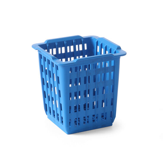 Cos universal pentru masina de spalat vase polietilena, Albastru Hendi 16 compartimente 125x84x(H)135 mm