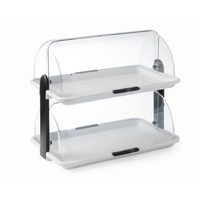 Display Hendi roll top 465x310x(H)410 mm, tava dubla, plastic SAN