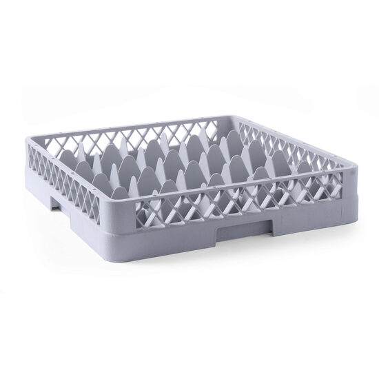 Cos universal pentru masina de spalat vase, polietilena, Gri Hendi 36 compartimente, 500x500x(H)104 mm