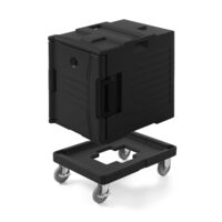Carucior platforma cu roti pentru transport cutii, 71x53x(H)23 cm, Hendi