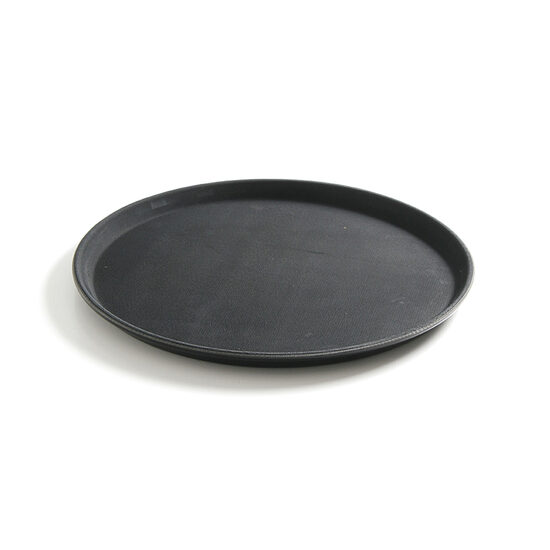 Tava servire rotunda 41cm, polipropilena cu suprafata cauciuc anti-alunecare, Hendi
