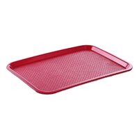 Tava servire fast food rosie din polipropilena Hendi 265x345 mm