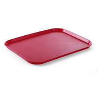 Tava servire din polipropilena, 350 x 450 mm, rosie, Hendi