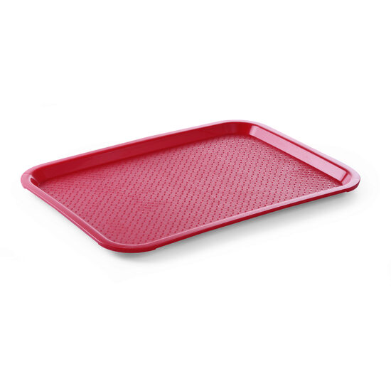 Tava servire din polipropilena rosie, 305x415 mm, Hendi