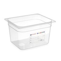 Тава Гастронорм GN1/2, 325x265x(H150 mm, 9.5 lt, полипропилен, с HACCP маркировка, Hendi