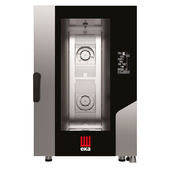 Електрическа конвекторна фурна за гастрономия, Millennial Black Mask Gastro, 11 тави x GN 1/1, 730x785x(H)1130 mm, Hendi