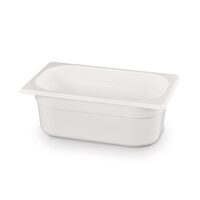 Tava gastronom GN 1/4, HENDI,  2,8L, Alb, 265x162x(H)100mm