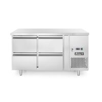Masa rece cu 2 usi Profi Line 280 L, Arktic, 230V/250W, 1360x700x(H)858mm