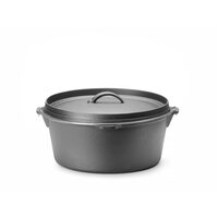 Oala din fonta, HENDI, negru, ø310x(H)155mm