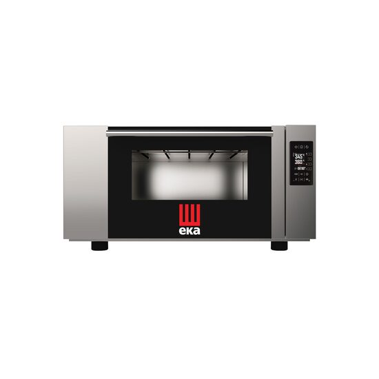 Cuptor de copt cu 2 rafturi, cu aburi si contor electronic, Tecnoeka, 400V/5500W, 850x1250x(H)435mm