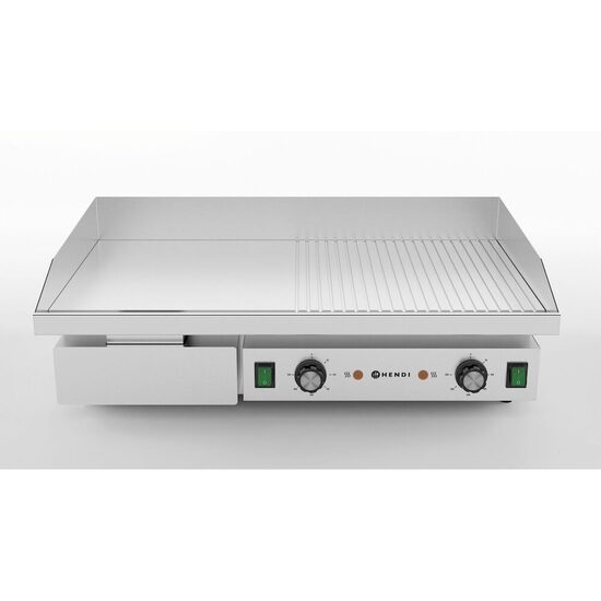Gratar neted si striat, HENDI Smart, 400V/4400W, 720x460x(H)241mm
