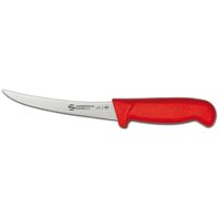 Нож за обезкостяване Supra Colore, Ambrogio Sanelli, извито острие, червен, (L) 290 mm