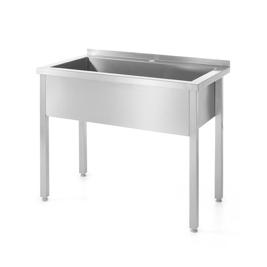 Masa cu o singura chiuveta - sudata 1000x600x850 mm, Profi Line