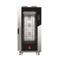 Cuptor pe gaz cu convectie cu abur Millennial Black Mask Bakery, 16 tavi 600x400 Tecnoeka, 230V/1450W, 30000kW, 930x1160x(H)2060mm