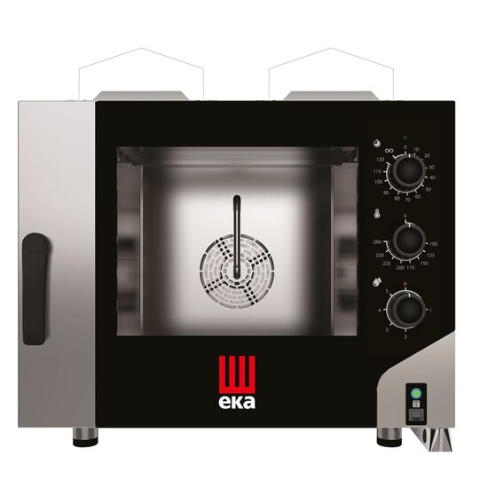 Cuptor pe gaz cu abur cu convectie Millennial Smart Bakery, Tecnoeka, 230V/300W, 9,3kW, 850x1041x(H)801mm