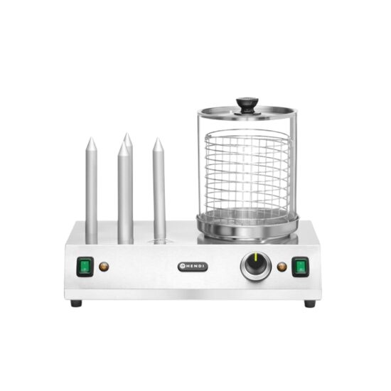 Уред за затопляне за колбаси и хлебчета за хот-дог