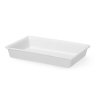 Tava de pregatire, HENDI, 8L, Alba, 480x330x(I)80mm, Dreptunghiulara