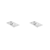 Комплект Капак GN 1/3 неръждаема стомана + Капак GN 1/6 неръждаема стомана
