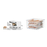 Комплект UV стерилизатор 10 яйца неръждаема стомана + Контейнер OVOBOX 8 tavi 18L
